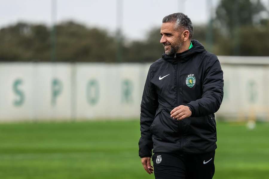 Rui Borges, treinador do Sporting