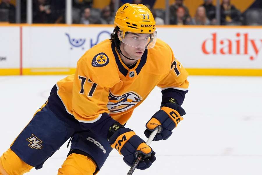 Nashville Predators' Luke Evangelista Nashville Predators' Luke Evangelista