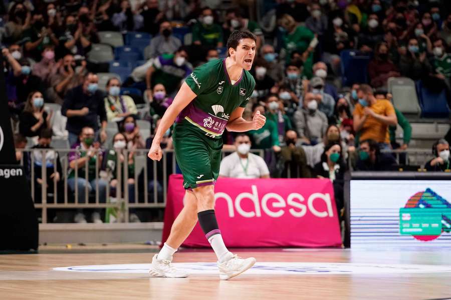 Carlos Suárez, en sus tiempos de jugador del Unicaja