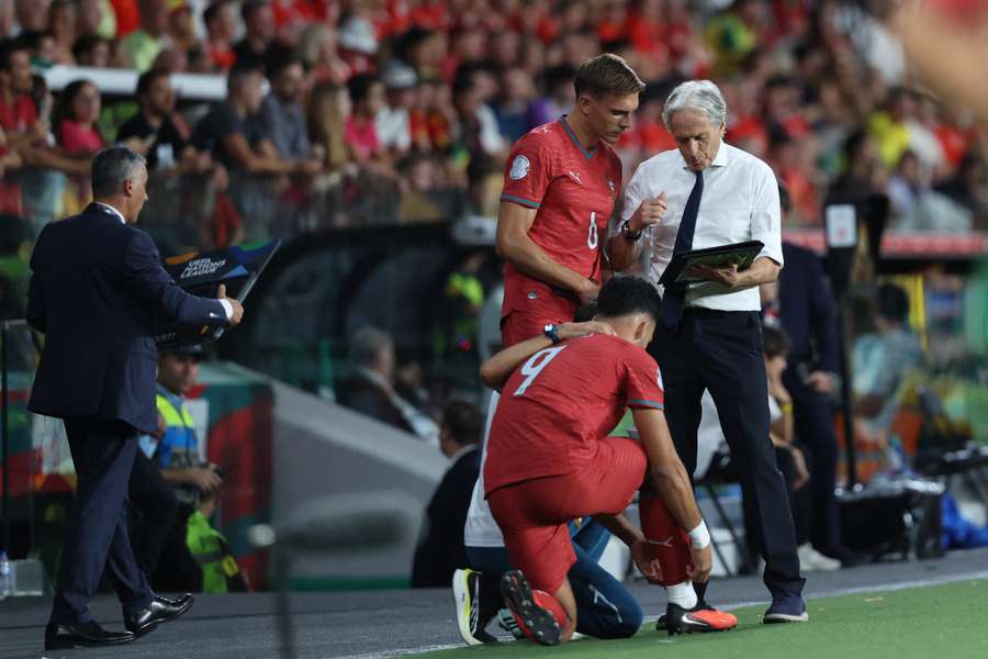 Palhinha recebe indicações de Jorge Jesus Palhinha recebe indicações de Jorge Jesus