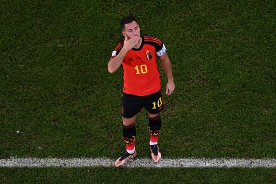 Hazard anunciou saída da seleção belga em dezembro