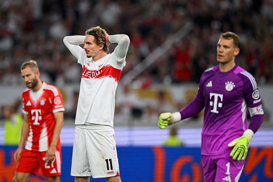 Nick Woltemade musste mit dem VfB Stuttgart eine Niederlage im DFL Supercup gegen die Bayern einstecken.