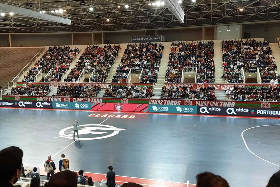 O Pavilhão Multiusos de Gondomar volta a ser palco de uma competição de futsal