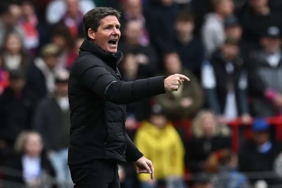 Oliver Glasner, treinador do Crystal Palace