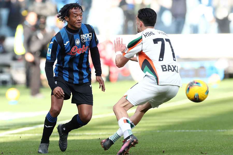 Juan Guillermo Cuadrado ao serviço da Atalanta