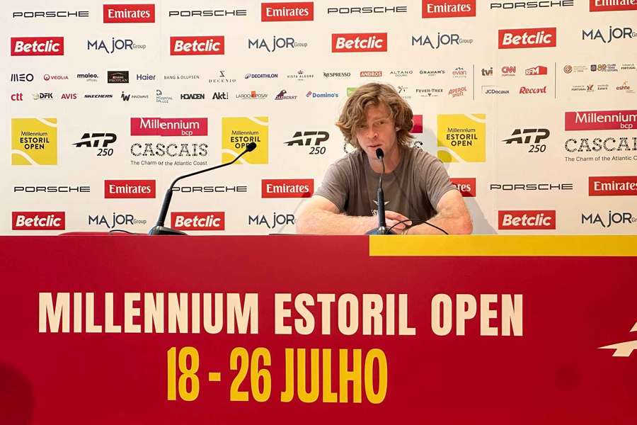Rublev é o primeiro cabeça de série Rublev é o primeiro cabeça de série