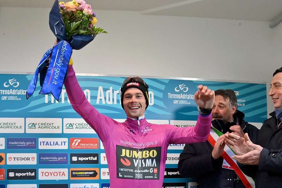 Primoz Roglic (Slowenien) ist neuer Gesamtführender