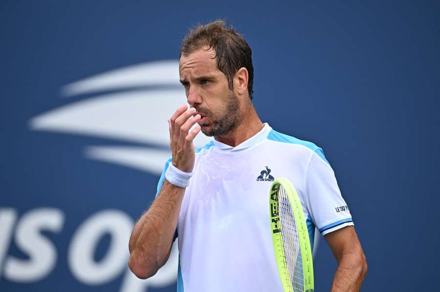 Gasquet à l'US Open fin août.