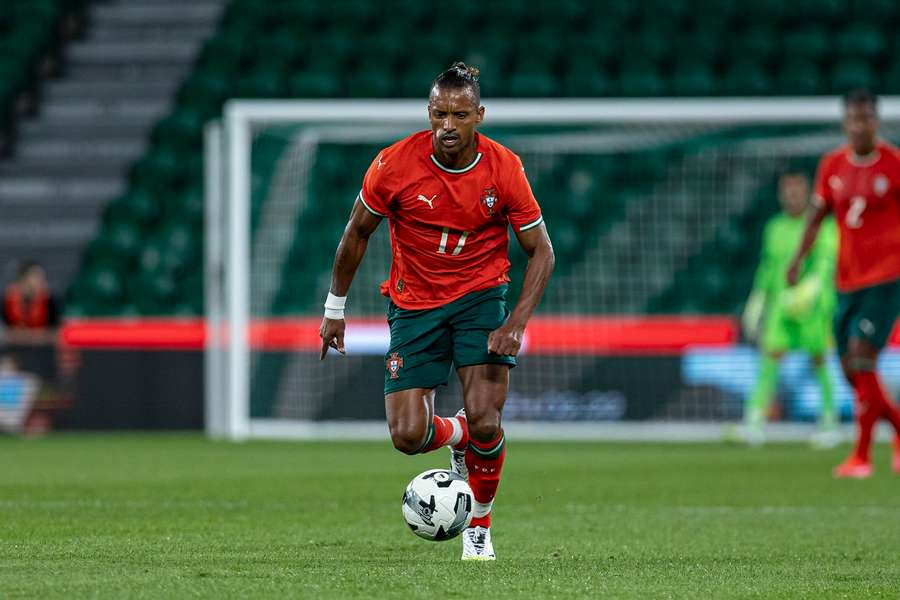 Nani com as cores da Seleção Nacional