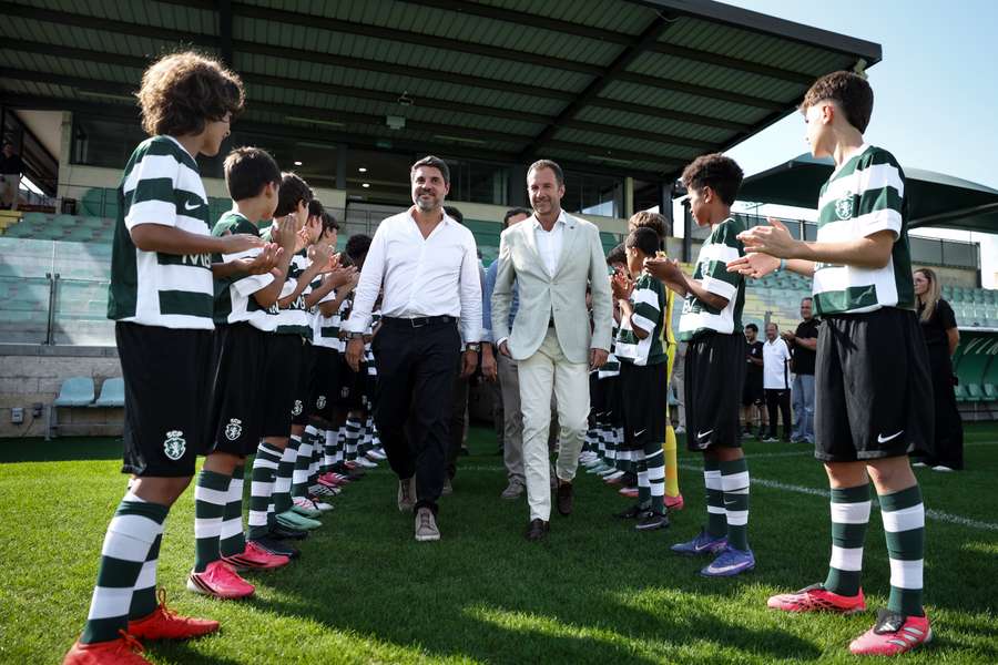 Mário Fernandes, CEO da MBW, com Frederico Varandas na Academia Cristiano Ronaldo Mário Fernandes, CEO da MBW, com Frederico Varandas na Academia Cristiano Ronaldo