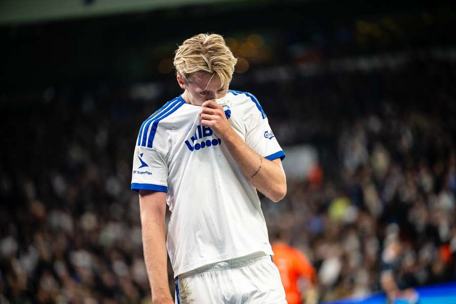 Viktor Dadason disappointed following the draw in Parken Stadium