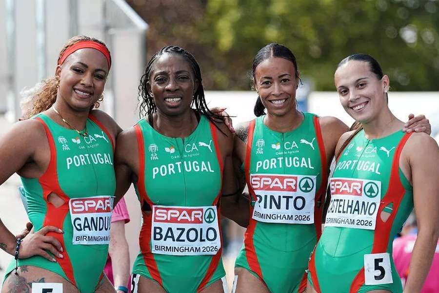 Lorène Bazolo, Tatjana Pinto, Beatriz Castelhano e Arialis Martínez 