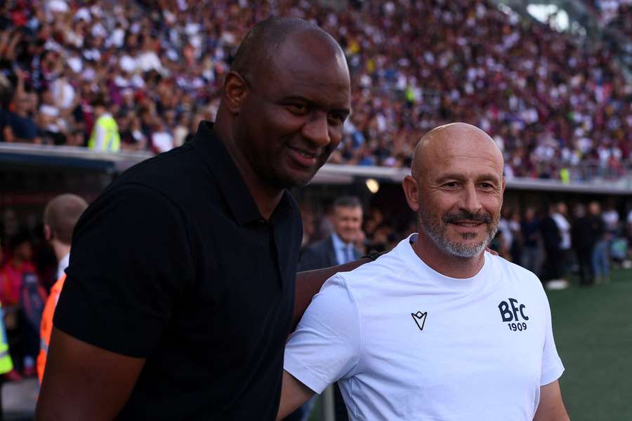 Vincenzo Italiano e Patrick Vieira