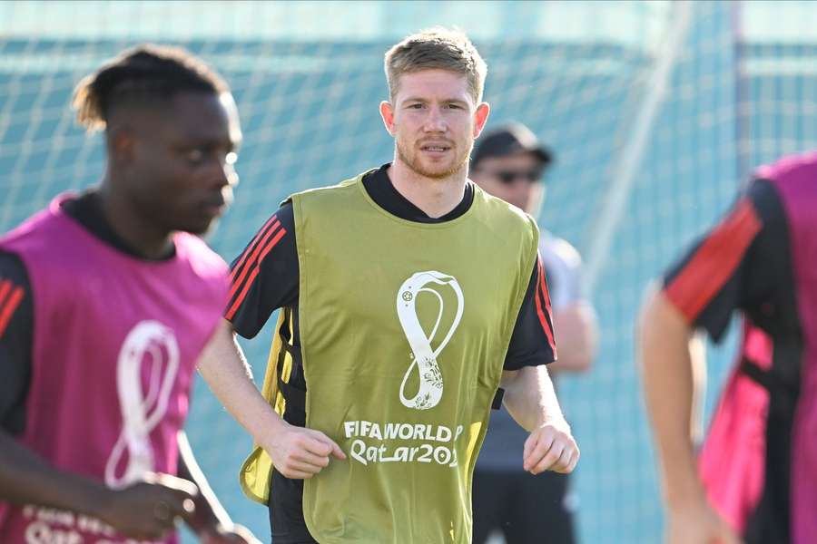 De Bruyne será titular pela Bélgica contra o Marrocos