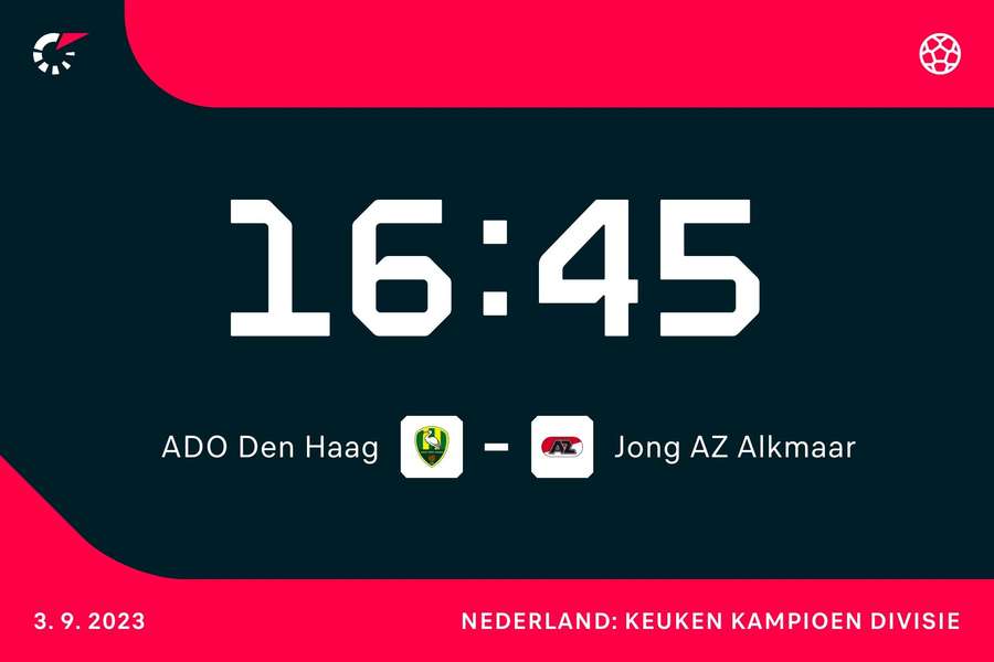 Aftrap is om 16.45 uur