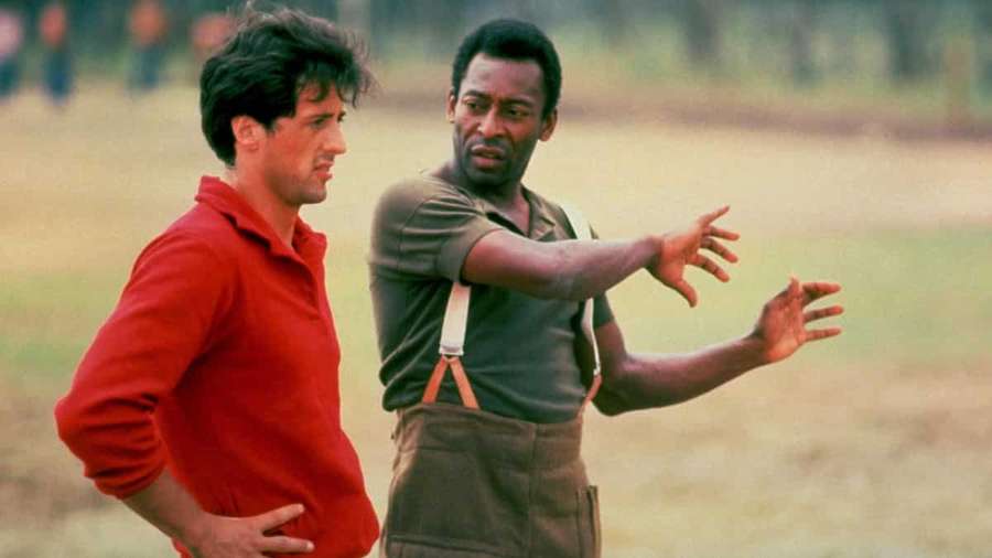 Pelé e Stallone contracenaram no filme Fuga para a Vitória Pelé e Stallone contracenaram no filme Fuga para a Vitória