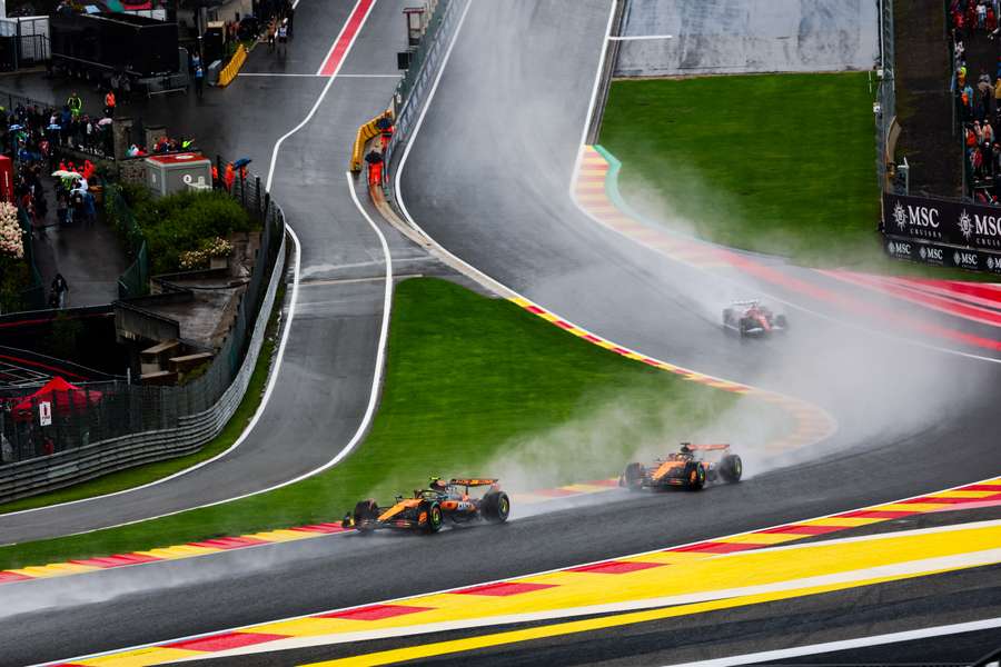 A general view of the Belgian Grand Prix 