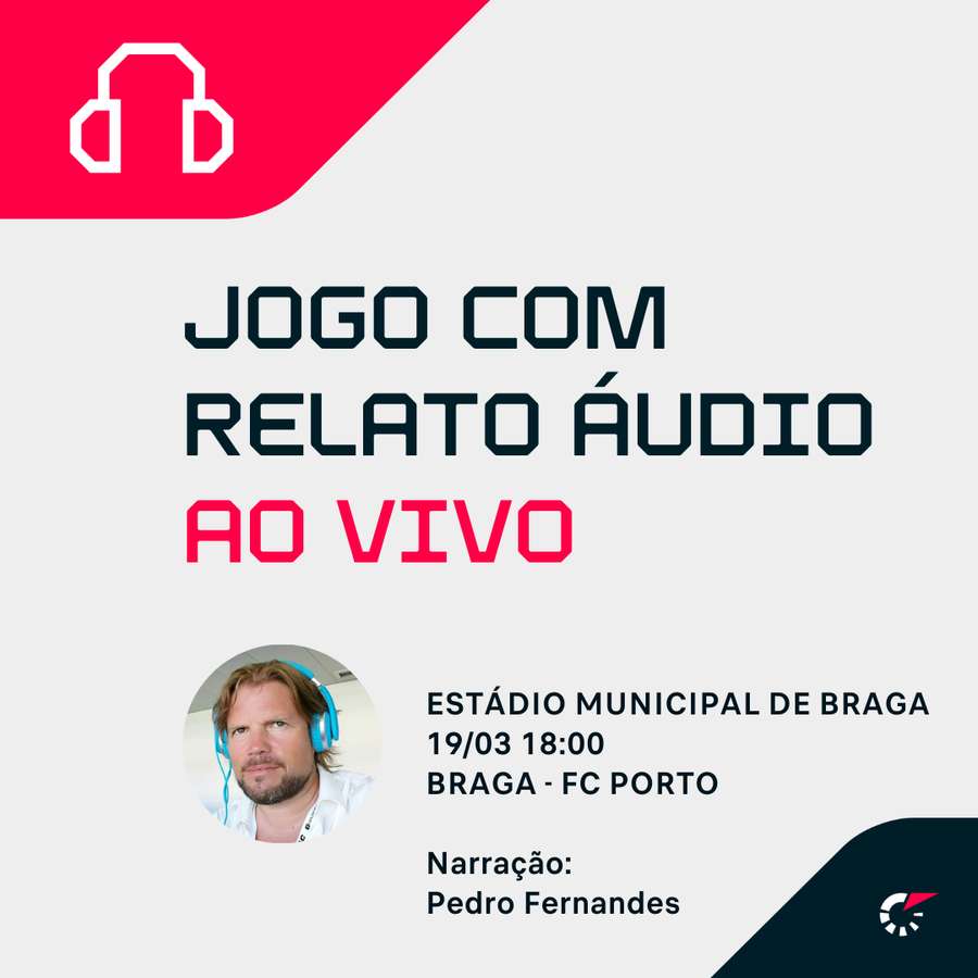 Oiça o relato ao vivo do Municipal de Braga