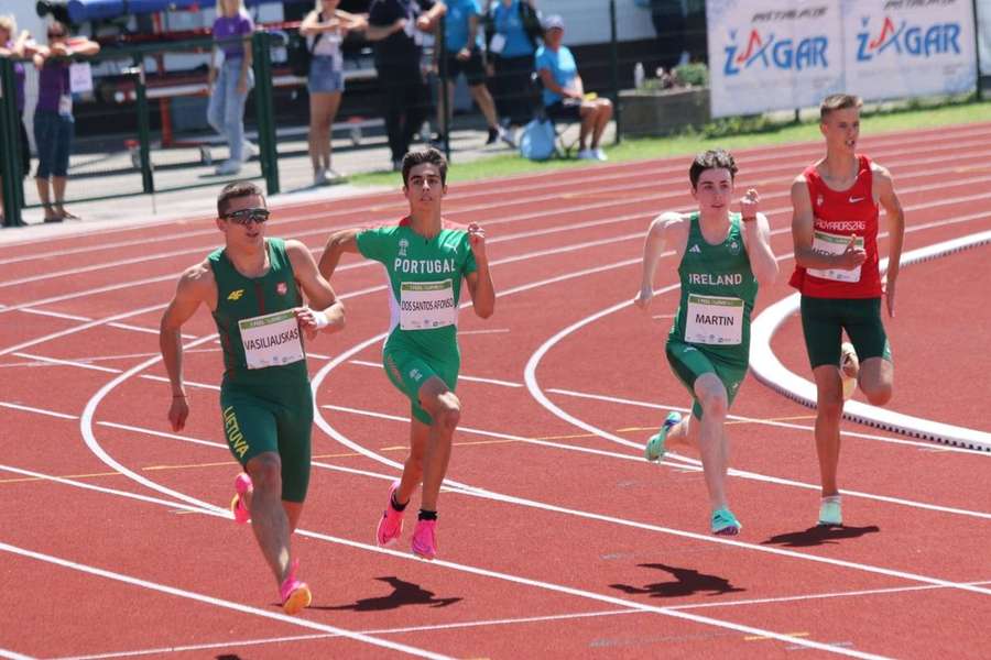 Pedro Afonso conquistou medalha de bronze nos 200 metros