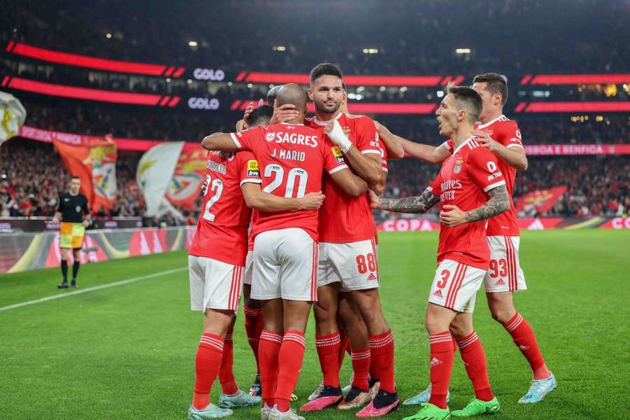 O Benfica quer seguir em frente na Taça