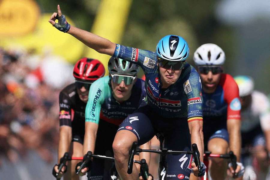 Merlier v cieli 8. etapy Tour de France. Merlier v cieli 8. etapy Tour de France.