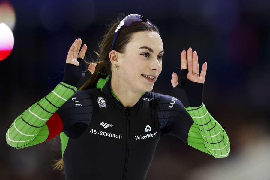 Femke Kok schaatst bij Gerard van Velde