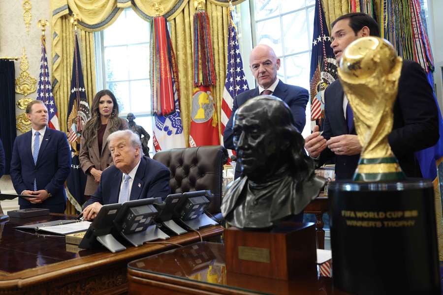 Donald Trump et la Coupe du monde dans le Bureau ovale