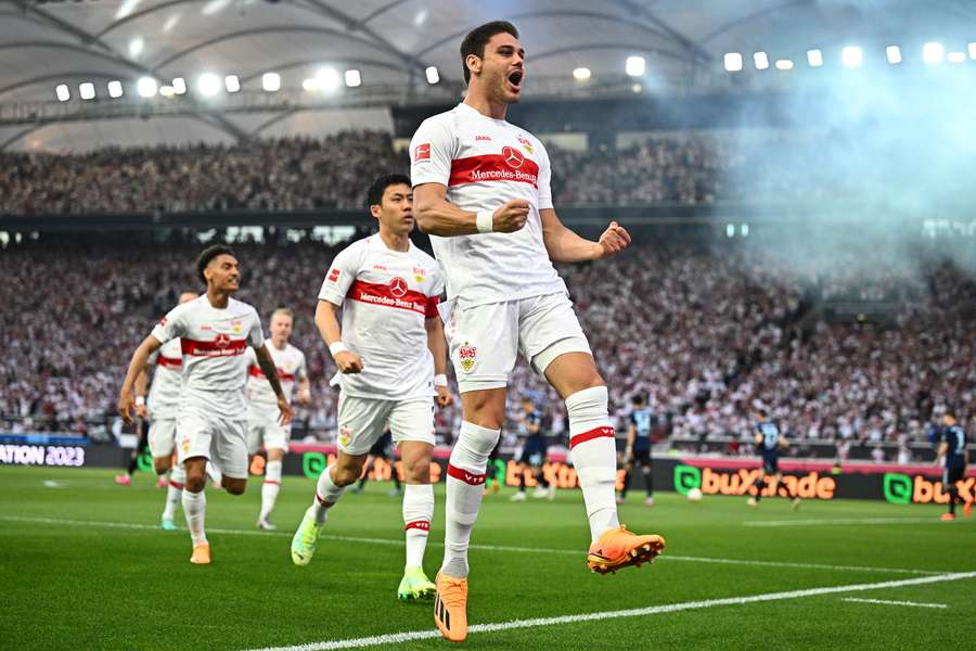 Stuttgart gave their survival hopes a huge boost with the first-leg victory