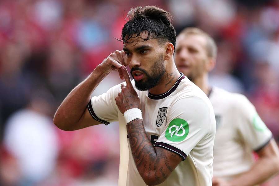 Paquetá mandou recado em comemoração de gol pelo West Ham