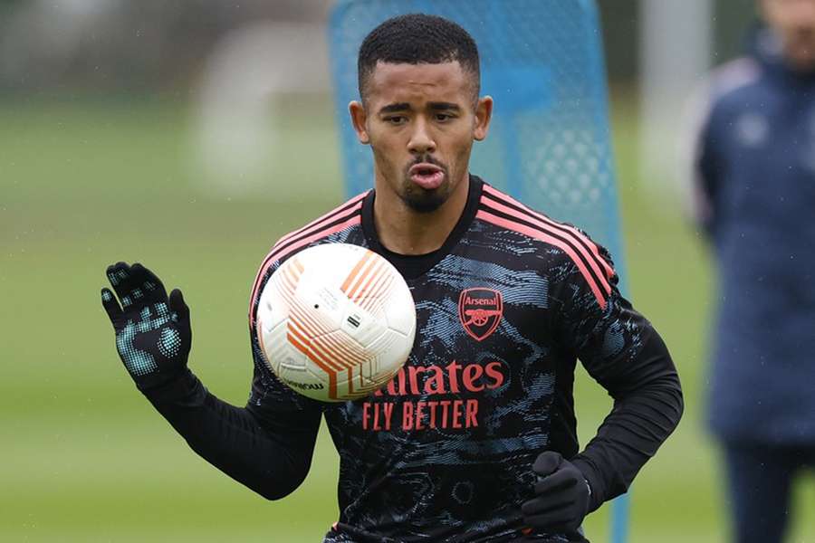 Nesta quinta, Jesus faz seu 15º jogo com a camisa do Arsenal na temporada 2022/23 Nesta quinta, Jesus faz seu 15º jogo com a camisa do Arsenal na temporada 2022/23