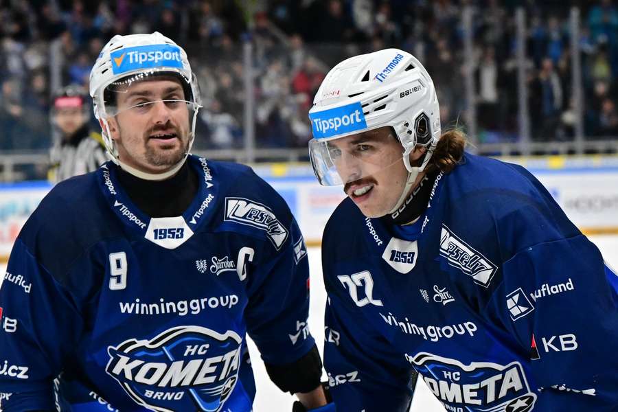 Pospíšil (vpravo) s Flekem zářili proti Kladnu.