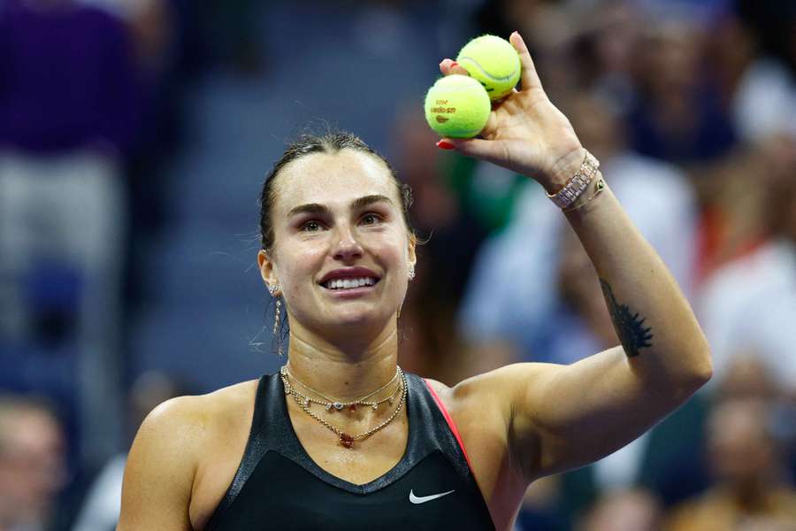 Aryna Sabalenka qualifies for the US Open final for the third consecutive year.