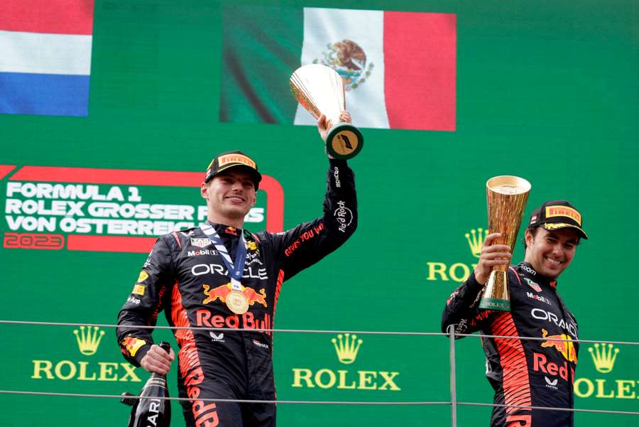 Max Verstappen celebrou a sua quinta vitória consecutiva na Áustria no passado fim de semana