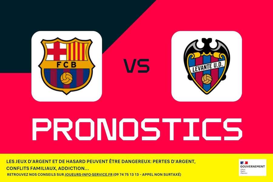 Barça - Levante : Pronostics, meilleures cotes et paris (LaLiga)