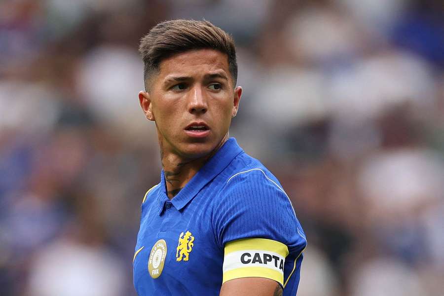 Enzo Fernandez war Kapitän beim FC Chelsea Enzo Fernandez war Kapitän beim FC Chelsea