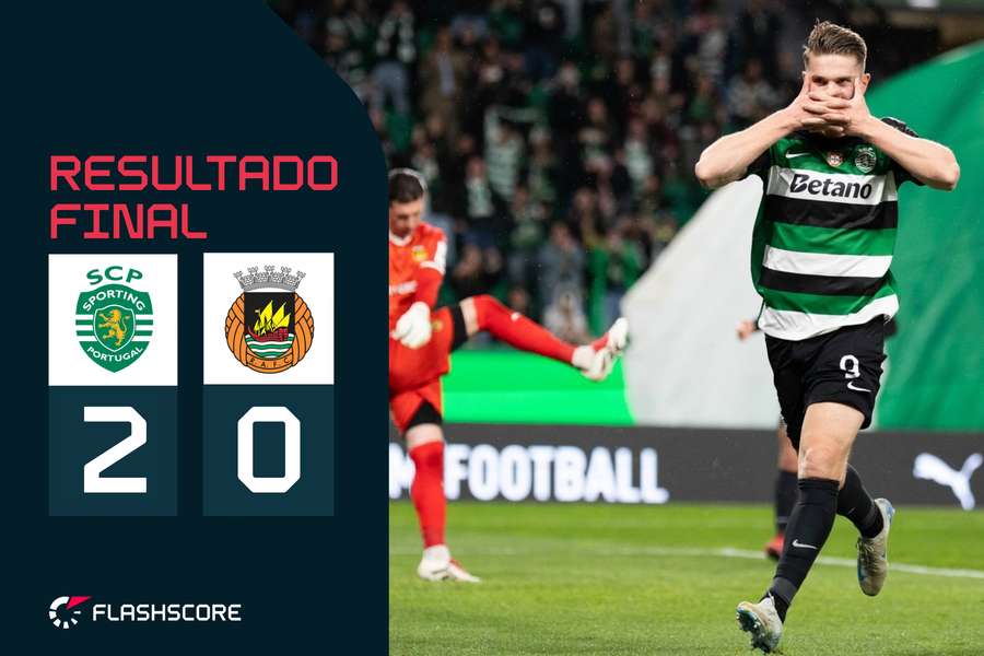 Gyokeres marcou à Panenka diante do Rio Ave