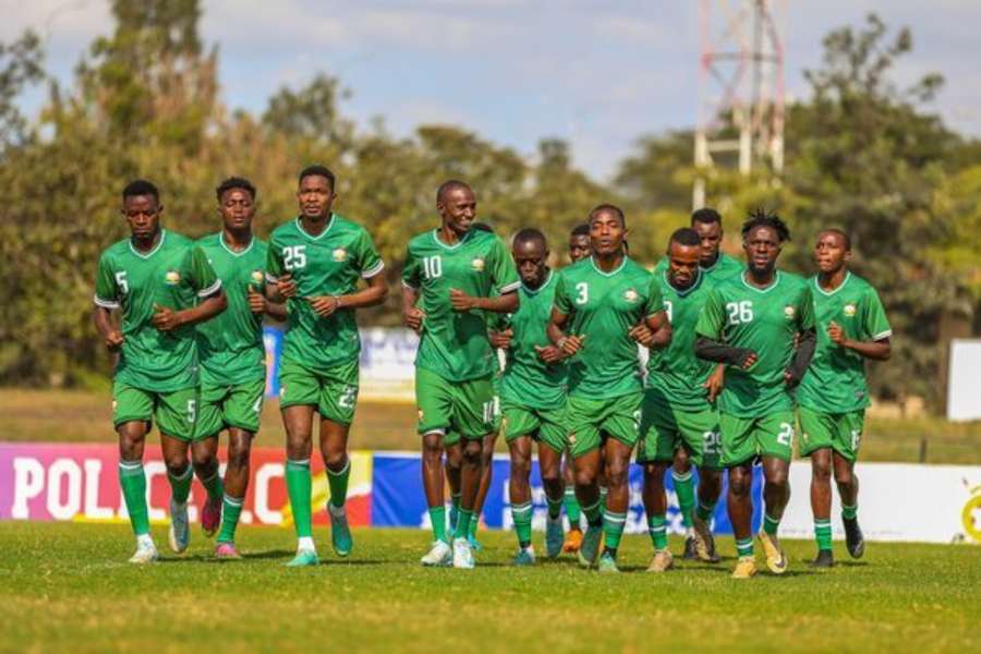 Kenya's squad in training ahead of their Uganda game