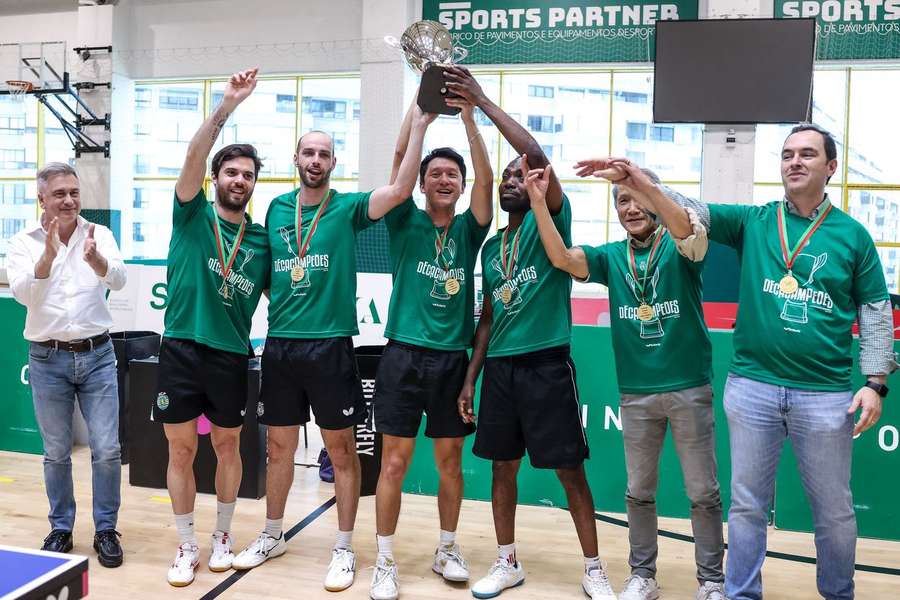 Sporting é decacampeão de ténis de mesa