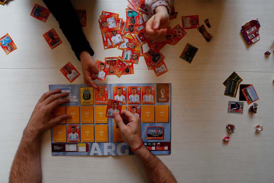 Got, got, NEED: Argentina football fans jostle for World Cup stickers