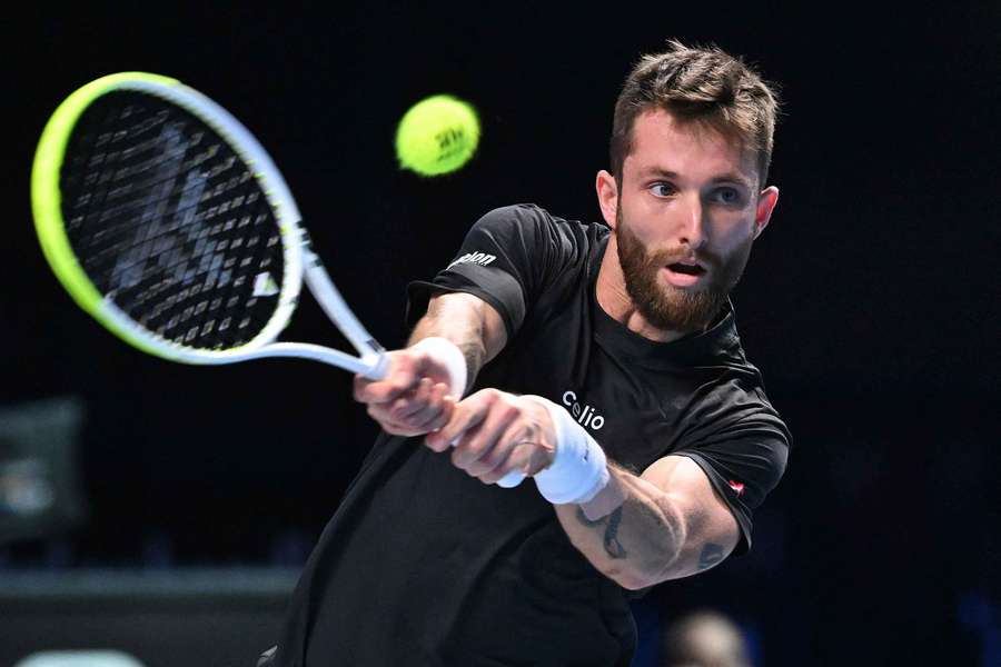 Corentin Moutet en grande forme.