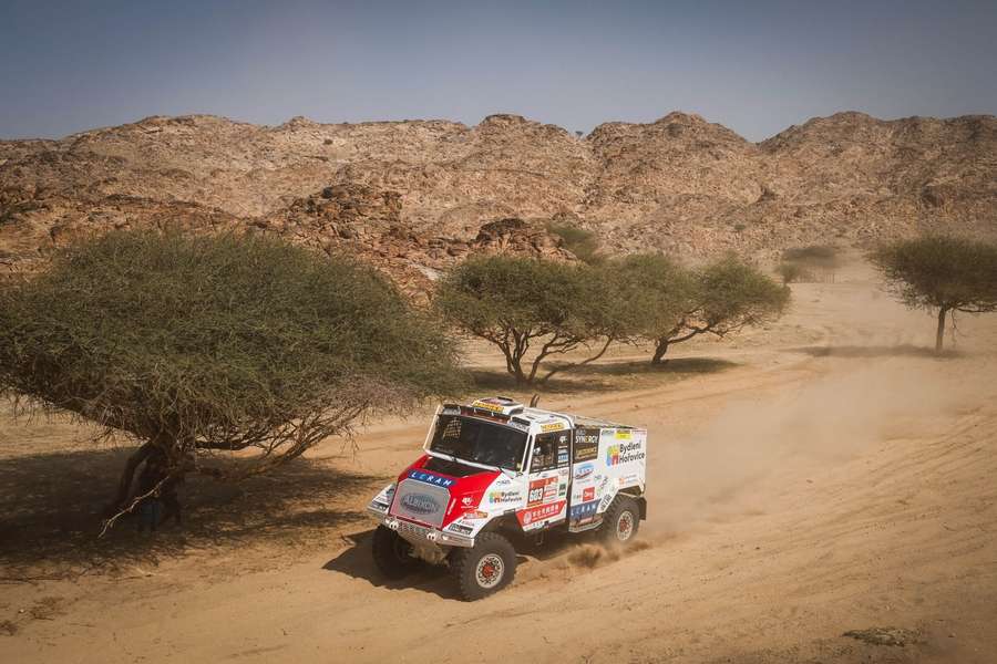 Kamion Martina Šoltyse na Dakaru.