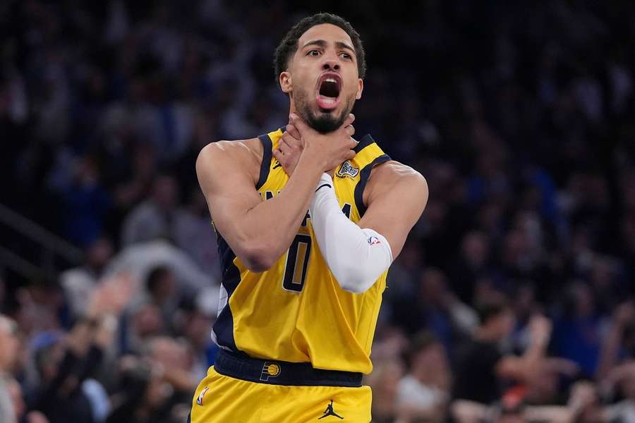 Tyrese Haliburton foi o maior pontuador de Indiana na partida e repetiu gesto de Regie Miller