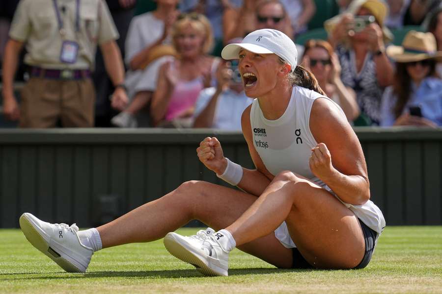 Swiateková ovládla nedávno skončený Wimbledon. 