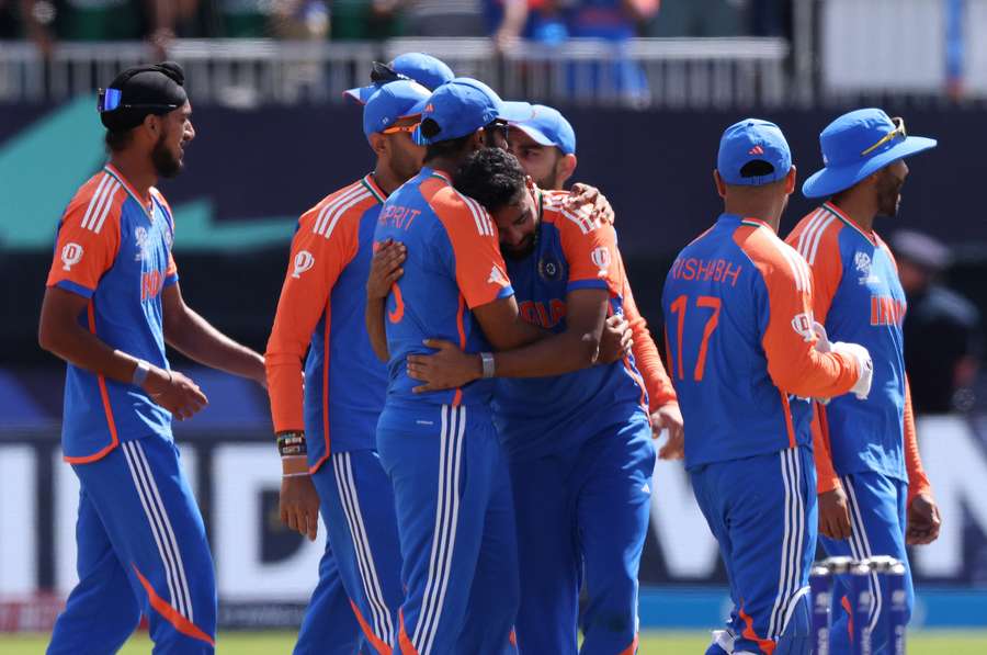 India player celebrate after the win