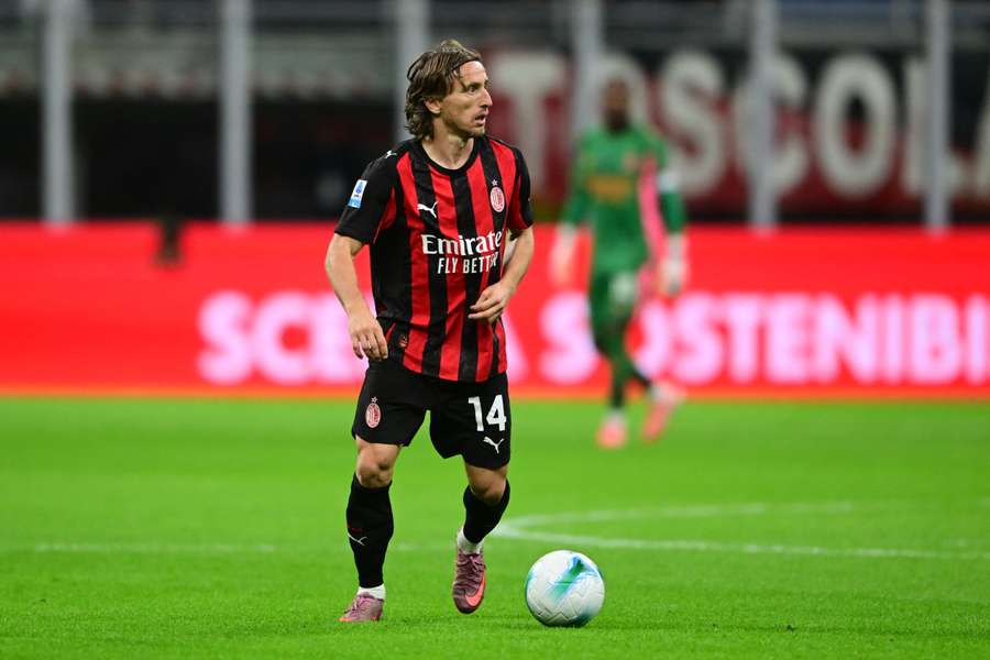 Luka Modric, faro del centrocampo del Milan Luka Modric, faro del centrocampo del Milan