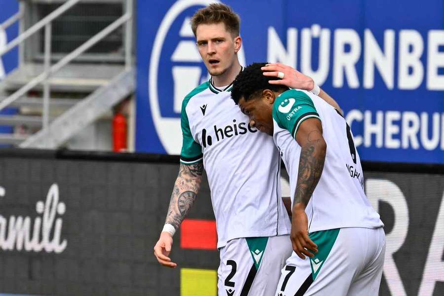 Hannover beim Spiel gegen Nürnberg.