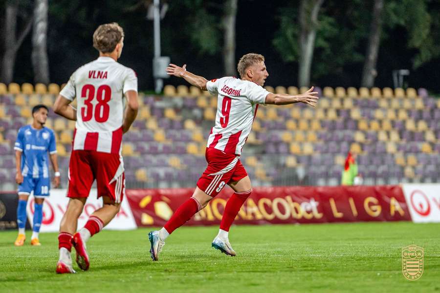 Slebodník je aktuálne najlepším strelcom Banskej Bystrice. 