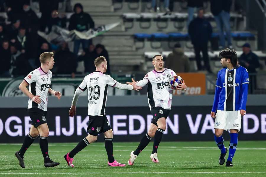 Rui Mendes maakte afgelopen maandag zijn eerste twee treffers voor FC Groningen