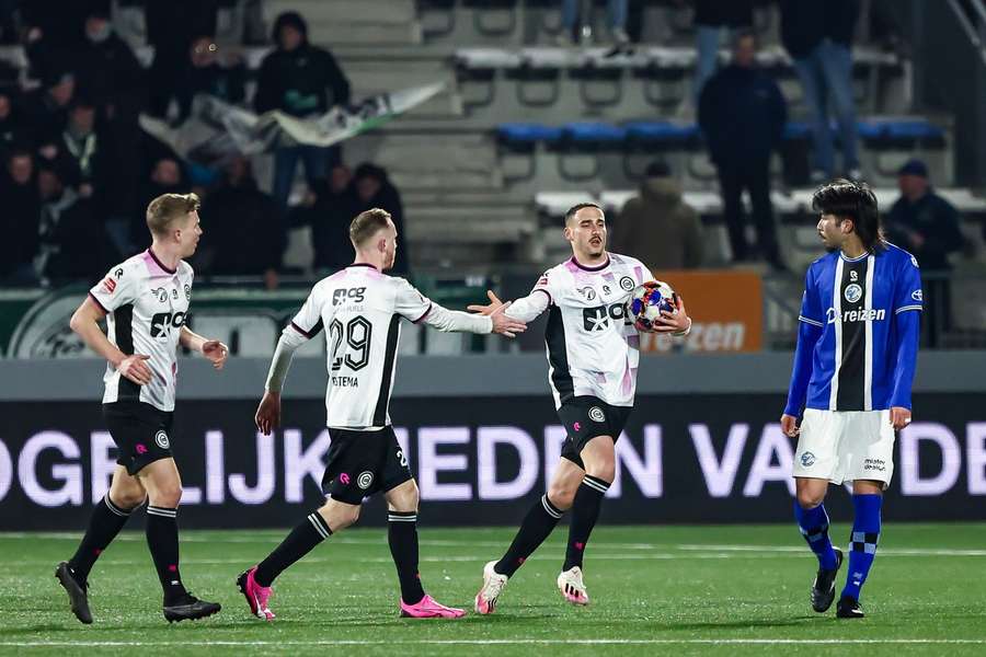 Rui Mendes maakte afgelopen maandag zijn eerste twee treffers voor FC Groningen