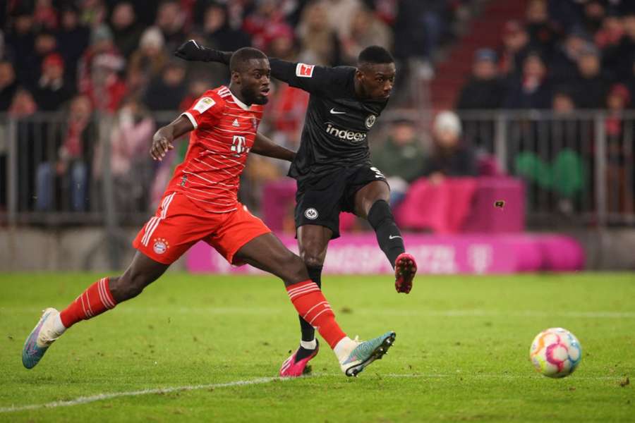 Frankfurt na hřišti Bayernu 20 minut před koncem vyrovnal na 1:1 a odvezl si bod.